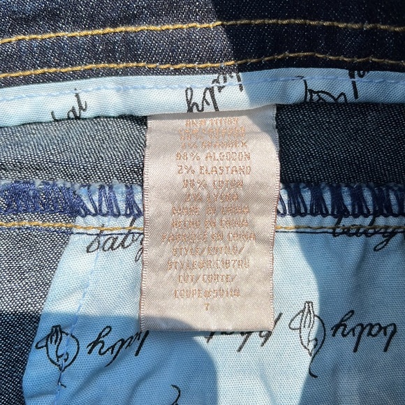 Women’s Babyphat flared dark wash jeans - Picture 7 of 7